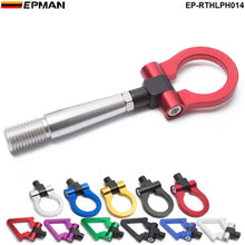 EPMAN Sport Auto Trailer Tow Hook Screw-On Front Rear Aluminum Circular Ring For Nissan GTR R35 350Z 2009-2015 (Gold)