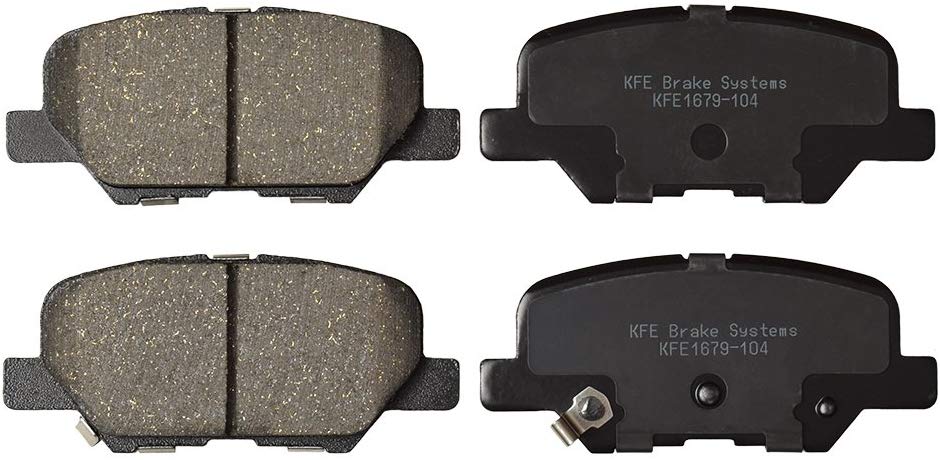 Premium Ceramic Rear Brake Pad Set KFE Ultra Quiet Advanced KFE1679-104