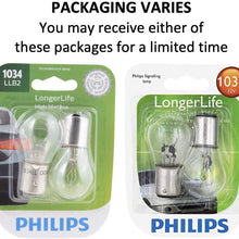 Philips 1034 LongerLife Miniature Bulb, 2 Pack