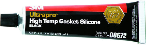 3M High Temp Black Silicone Gasket, 08672, 3 fl oz