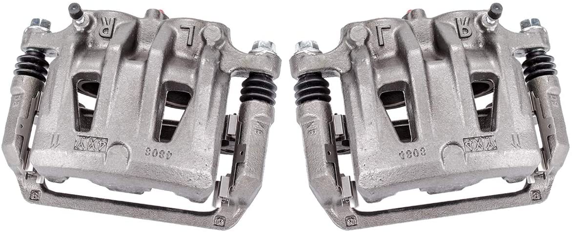 Callahan CCK04547 [2] FRONT Premium Semi-Loaded Original Brake Caliper Pair + Hardware [ fit 2004-2009 Nissan Quest ]