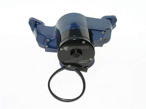 Meziere WP111B Blue Billet Electric Water Pump for Small Block Ford
