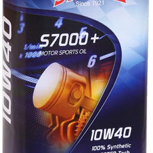Speedol S7000+ Performance Racing 10W-40 Full Synthetic Ester Tech Engine Oil 1.06 Quart (1 Liter) | Premium Tin Packaging | Extreme Performance 100% Synthetic Motor Oil for Sport Bikes, Cars,Vehicles