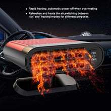 Duokon Portable Heating Fan, Car Heater Hot Cooling Fan Windshield Snow Fog Defroster Filter(A2521 12v)