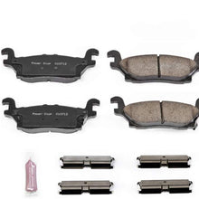 Power Stop Z23-1120, Z23 Evolution Sport Carbon-Fiber Ceramic Rear Brake Pads