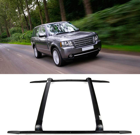 AMFULL Roof Rack Cargo Carrier For Land Rover Range Rover 2002-2012 Rooftop Luggage Crossbars with Side Rails - Max Load Up To 150LBS