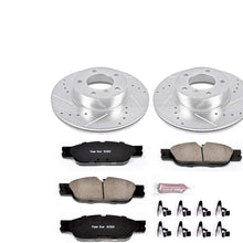 Power Stop K6346 Front Brake Kit with Drilled/Slotted Brake Rotors and Z23 Evolution Ceramic Brake Pads