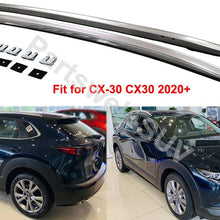 YiXi-Partswell 2Pcs Roof Rail Roof Rack Side Rail Aluminum Fit for Mazda CX-30 CX30 2020 2021 - Silver