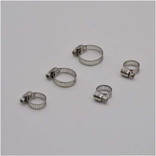 RJJX 50PCS/Set Multi Size Stainless Steel Hoop Clamp Hose Clamp Automotive Pipes Clip Fixed Tool (Color : 1)