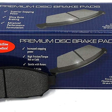 MITTI D914 Front Brake Pads Compatible with Honda Accord Element Pilot Cr-V Civic