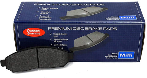 MITTI D914 Front Brake Pads Compatible with Honda Accord Element Pilot Cr-V Civic
