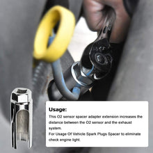 Oxygen Sensor Removal Tool Kit 3Pcs 3/8 Inch Drive Oxygen Sensor Socket Wrench