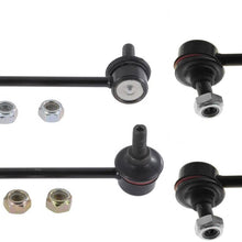 PartsW 6 Pcs Front & Rear Sway Bar Stabilizer Links + Front Outer Tie Rod Ends