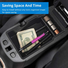 VANJING Center Console Insert Organizer Tray Armrest Box Secondary Storage with USB Hole for 2015 2016 2017 2018 2019 Jeep Renegade Accessories