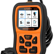AUTOPHIX OBD2 Scanner Enhanced OM126P Vehicle Code Reader Auto Diagnostic Check Engine Light for All OBDII Car After 1996[Upgrade Version]