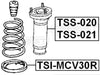 FEBEST TSI-MCV30R Lower Spring Mount