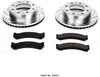 Power Stop K2071 Front Brake Kit with Drilled/Slotted Brake Rotors and Z23 Evolution Ceramic Brake Pads