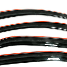 Auto Ventshade 194768 in-Channel Ventvisor Side Window Deflector, 4-Piece Set for 2016-2020 Toyota Tacoma Double Cab