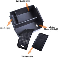 EDBETOS Center Console Organizer Tray Compatible with 2011-2018 Jeep Wrangler JK/JKU Rubicon Sport Sahara Accessories Armrest Storage Glove Box