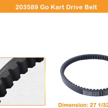 30 Series Torque Converter Clutch, 3/4" Bore with 203589 Go Kart Drive Belt compatible with Comet 219552, TAV2 30-75 Manco 5957
