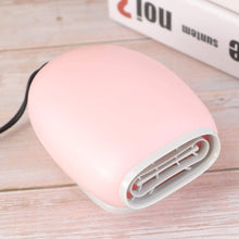 Wakauto 12V Car Heater Anti-fog Safe Driving Portable ABS Car Heater Defroster Warmer for Winter (Pink)
