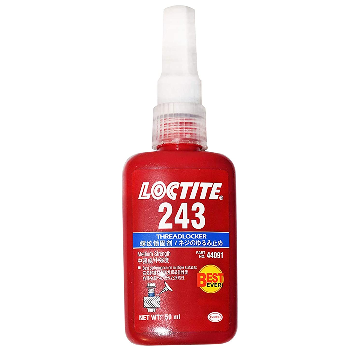 Loctite 243 Threadlocker Blue Liquid 50 ml Bottle