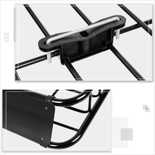 48 X 40 inches Mild Steel Roof Rack Van/SUV Baggage Cargo Carrier Basket with Wind Fairing