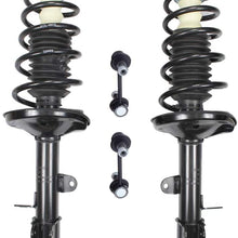 FEIPARTS Struts and Shocks Suspension Kit Rear Strut Spring Assembly Stabilizer Bar Link Kit Fit for 1998-2002 Chevrolet Prizm 1993-1997 Geo Prizm 1993-2002 for Toyota Corolla Set of 4