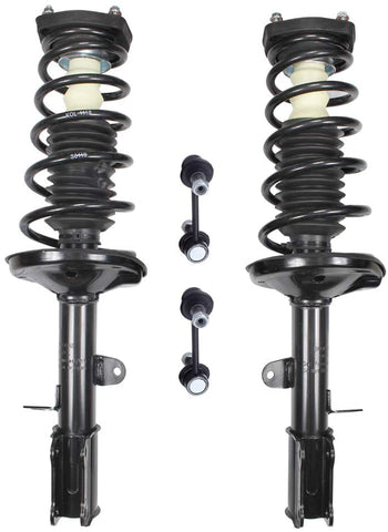 FEIPARTS Struts and Shocks Suspension Kit Rear Strut Spring Assembly Stabilizer Bar Link Kit Fit for 1998-2002 Chevrolet Prizm 1993-1997 Geo Prizm 1993-2002 for Toyota Corolla Set of 4