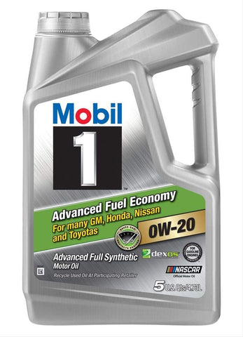 Mobil 1 120758 Advanced Full Synthetic Motor Oil for 0W-20 5, 4.73L