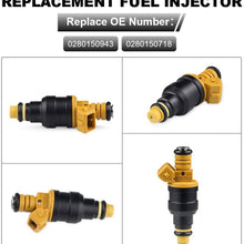 Fuel Injector Replaces part 280150943 0280150939 0280150909 Fit for 1989-2005 Ford F150 E150 E250 E350 Mustang Lincoln and Mercury 4.6L 5.0L 5.4L 5.8L Vehicles and More