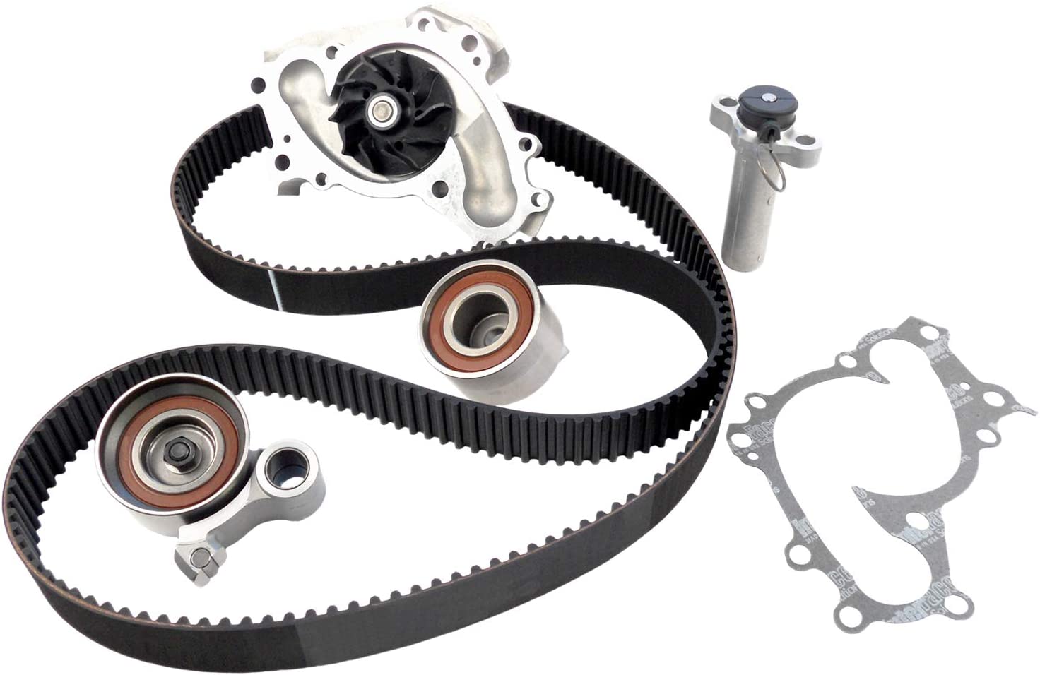 ACDelco TCKWP257 Professional Timing Belt and Water Pump Kit with Idler Pulley and 2 Tensioners