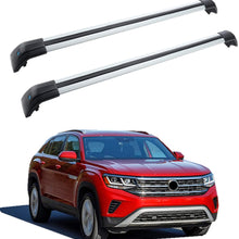 MotorFansClub Roof Rack Cross Bars Fit for Compatible with VW Volkswagen Atlas Cross Sport 2020 2021 Crossbars Baggage Cargo Luggage Aluminum