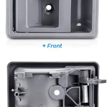 faersi 2Pcs Inside Interior Door Handle Front Rear Driver & Passenger Side for Toyota 1989-1995 4Runner, 1988-1993 Corolla, 1989-1995 Pickup, 1995-2000 Tacoma, 1987-1990 Tercel | 1989-1992 Geo Prizm