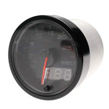 30 PSI 7 Color Turbo Boost/Vacuum Gauge Kit with Electronic Sensor 2 Inch Smoke Lens Instrument for Car & Truck - 2" 52mm
