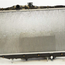 VIOJI 16mm Core Automatic Transmission(AT) Aluminum/Plastic Radiator Compatible with 1987-1991 Toyota Camry 2.0L L4 with Oil Cooler