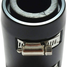 SUPERFASTRACING Black 48" Flexible Stainless Steel Radiator Coolant Water Hose Kit with Caps Universal