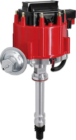 BRAND NEW MSD STREET FIRE GM HEI DISTRIBUTOR,RED,VACUUM ADVANCE STOP PLATE,COMPATIBLE WITH CHEVROLET V8