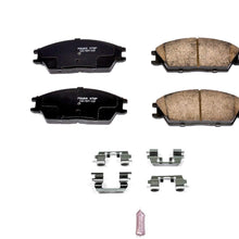 Power Stop 17-404, Z17 Front Ceramic Brake Pads with Hardware