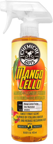 Chemical Guys AIR22616 Air Freshener & Odor Neutralizer (Mangocello Mango Lemon Fusion), 16 fl. oz