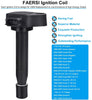 FAERSI Ignition Coil Pack of 6 for 3.0L 3.2L 3.5L V6 - Honda Accord Odyssey Pilot, Acura MDX TL RL CL, Saturn VUE, UF242 90919-02247 30520P8EA01 30520P8FA01 30520RCAA02