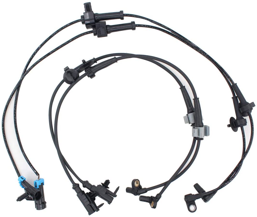 NewYall Set of 4 Front and Rear Right Passenger and Left Driver Side ABS Wheel Speed Sensor