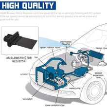 HAVC Blower Motor Resistor Compatible with F150 F250 F350 F450 F550 Escape Expedition Fiesta Freestart with Replace OE Part # 3F2Z18591AA YH-1715