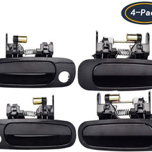 faersi 4pcs Outside Exterior Door Handles Front Rear Driver & Passenger Side for 1998 1999 2000 2001 2002 Toyota Corolla