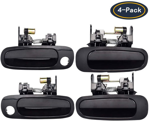 faersi 4pcs Outside Exterior Door Handles Front Rear Driver & Passenger Side for 1998 1999 2000 2001 2002 Toyota Corolla