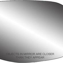 Fit System 80268 Honda CR-V EX/LX Right Side Power Replacement Mirror Glass with Backing Plate