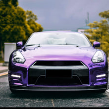 Purple Chrome Mirror Vinyl Wrap High Glossy Self Adhesive Film Decal with Air Release Bubble Free Anti-Wrinkle 59.8'' x 7.8''