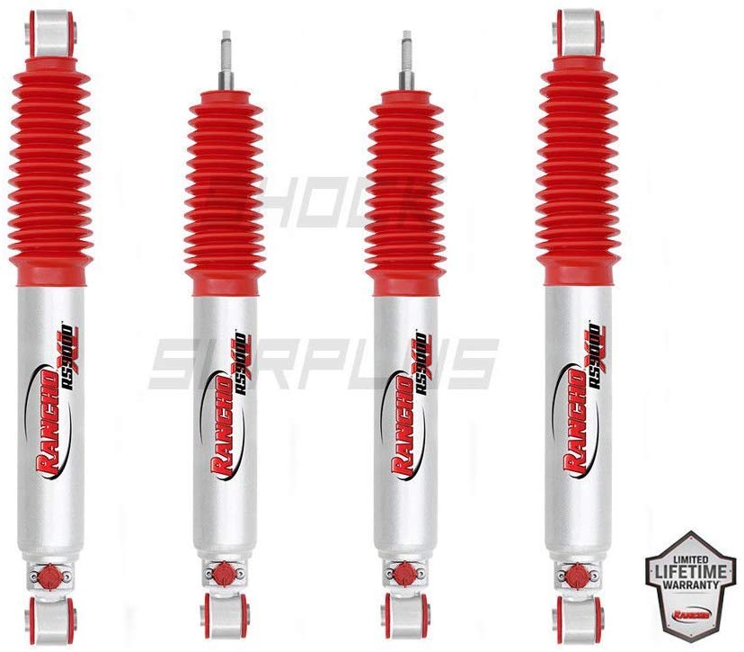 Rancho RS9000XL Adj Shock Set 2005-2016 Ford F250 F350 Super Duty 4WD by Rancho