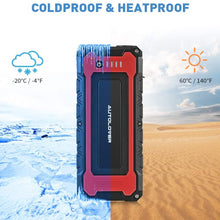 AUTOLOVER battery jump starter 1500A 20000mAh Portable Car Jump Starter 12V Auto Battery Booster With Dual USB Quick Charge, LED Flashlight and Waterproof Bag For Cars, Vans, Trucks, ATV
