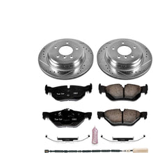 Power Stop K7008 Rear Brake Kit with Drilled/Slotted Brake Rotors and Z23 Evolution Ceramic Brake Pads
